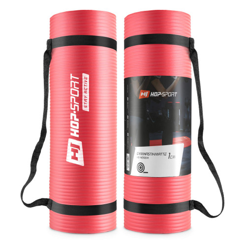 Мат для фитнеса  Hop-Sport HS-N010GM red - фото №3